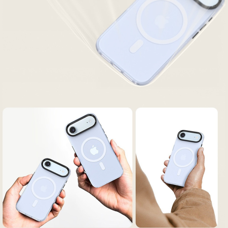 Husa iPhone 17 Air, Benks MagSafe, Camera Control, Lucid Armor Anti-Fingerprint Blue [5]