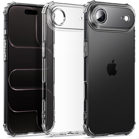 HUSE IPHONE - Husa iPhone 17 Air, Bumper Anti-Shock Transparenta Full Protection