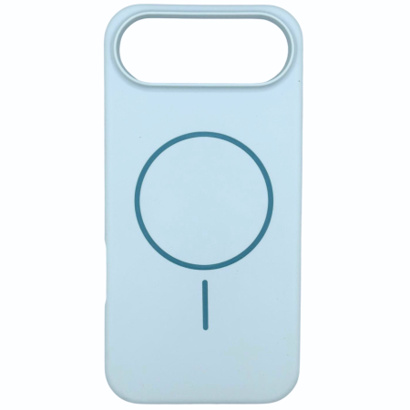 IPHONE 17 AIR - Husa iPhone 17 Air din Silicon cu Microfibra la Interior si MagSafe, Baby Blue