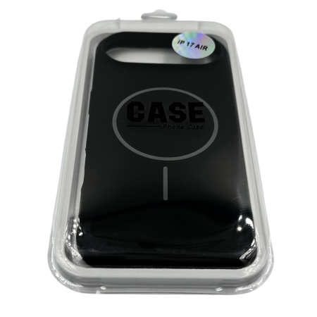 Husa iPhone 17 Air din Silicon cu Microfibra la Interior si MagSafe, Black [1]