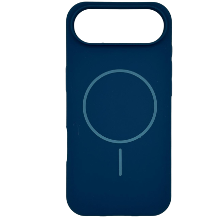 IPHONE 17 AIR - Husa iPhone 17 Air din Silicon cu Microfibra la Interior si MagSafe, Blue