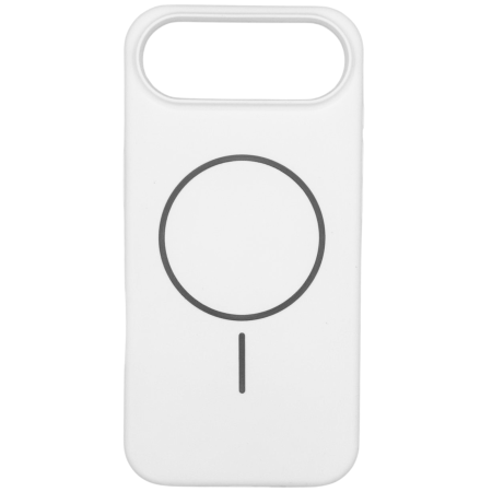 IPHONE 17 AIR - Husa iPhone 17 Air din Silicon cu Microfibra la Interior si MagSafe, White