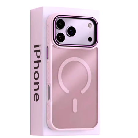 Husa iPhone 17 Air, ShockProof, Frosted Mate, Non-Slip, Pink [1]
