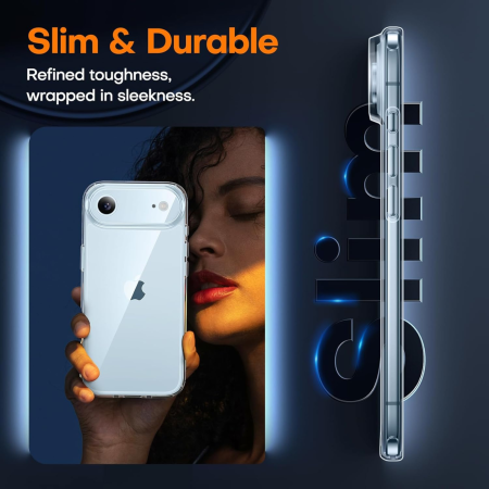 Husa iPhone 17 Air, Slim Luxury Transparenta Full Protection [3]