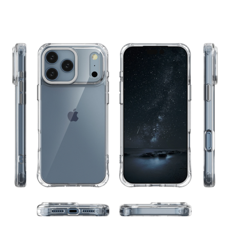 Husa iPhone 17 Pro / 18 Pro, Bumper Anti-Shock Transparenta [4]