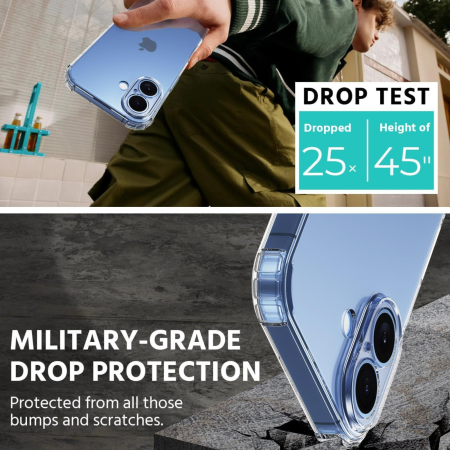 Husa iPhone 17, Bumper Anti-Shock Transparenta Full Protection [3]