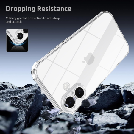 Husa iPhone 17, Bumper Anti-Shock Transparenta Full Protection [5]