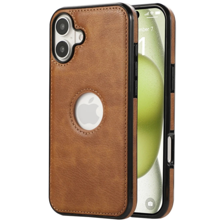 IPHONE 17 - Husa iPhone 17, Business din Piele, Brown