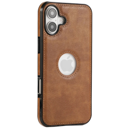 Husa iPhone 17, Business din Piele, Brown [1]