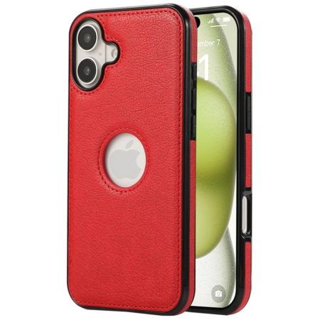 IPHONE 17 - Husa iPhone 17, Business din Piele, Red