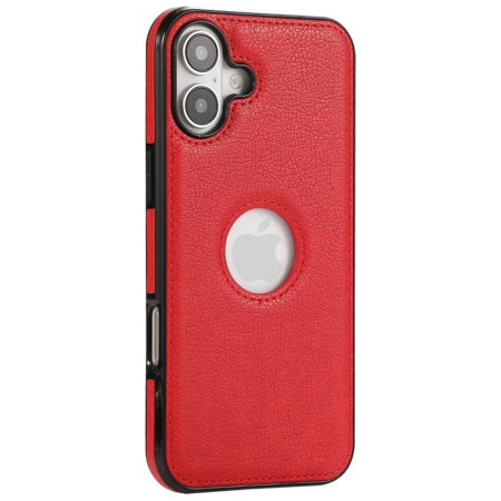Husa iPhone 17, Business din Piele, Red [1]