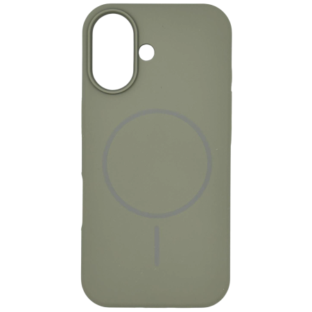 IPHONE 17 - Husa iPhone 17 din Silicon cu Microfibra la Interior si MagSafe, Gri