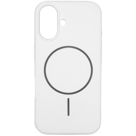 Husa iPhone 17 din Silicon cu Microfibra la Interior si MagSafe, White [1]