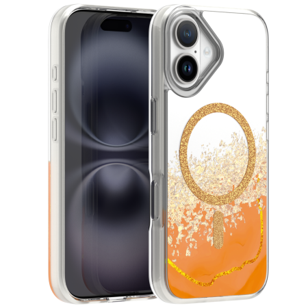 IPHONE 17 - Husa iPhone 17, Epoxy MagSafe, orange