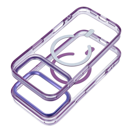 Husa iPhone 17, Frame Hybrid MagSafe, purple [3]