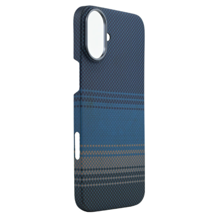 Husa iPhone 16, Kevlar Aramid Fiber with MagSafe, Blue Moonrise [1]