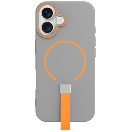 IPHONE 17 - Husa iPhone 17, Loop Thin MagSafe, Grey-Orange