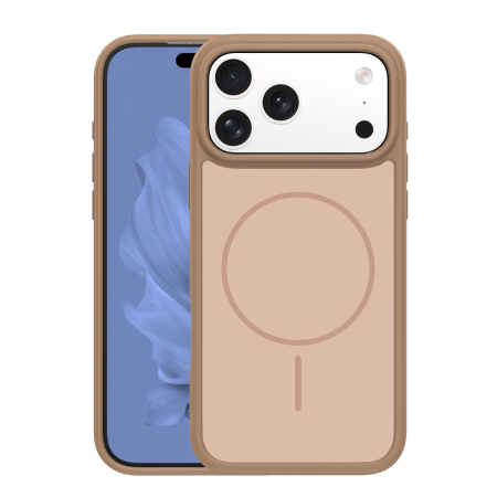 IPHONE 17 PRO - Husa iPhone 17 Pro/ 18 Pro, Frame Thin Mag, brown