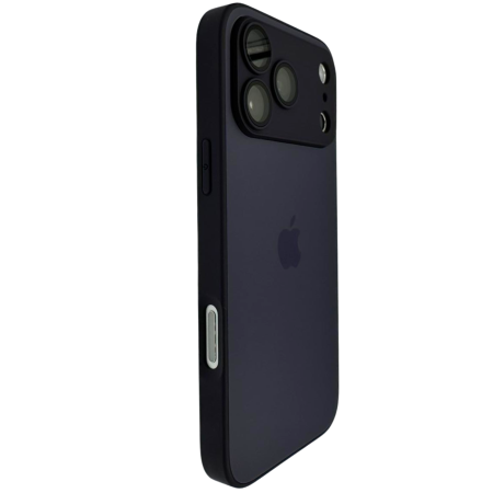 Husa iPhone 17 Pro, AG Glass MagSafe, Sticla si Silicon cu Protectie Lentile Camera, Deep Purple - Mat [2]