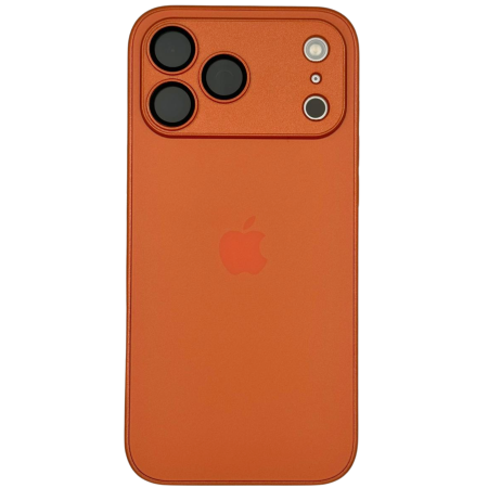 HUSE IPHONE - Husa iPhone 17 Pro, AG Glass MagSafe, Sticla si Silicon cu Protectie Lentile Camera, Orange - Mat