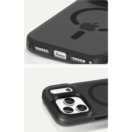 Husa iPhone 17 Pro, Benks MagSafe, Camera Control, Lucid Armor Anti-Fingerprint, Black [3]