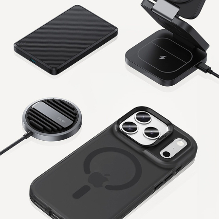 Husa iPhone 17 Pro, Benks MagSafe, Camera Control, Lucid Armor Anti-Fingerprint, Black [4]
