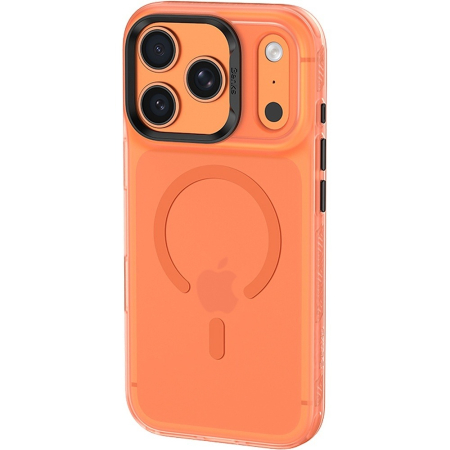 Husa iPhone 17 Pro, Benks MagSafe, Camera Control, Lucid Armor Anti-Fingerprint, Orange [1]