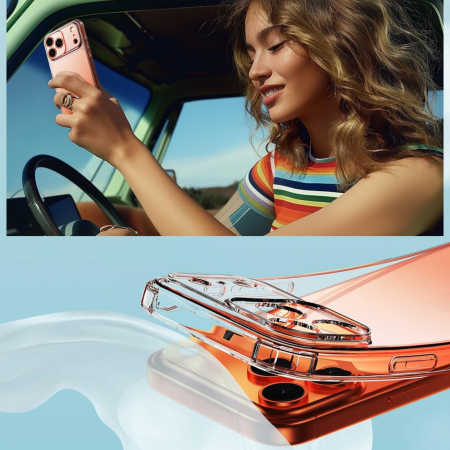 Husa iPhone 17 Pro, Bumper Anti-Shock Transparenta Full Protection [7]