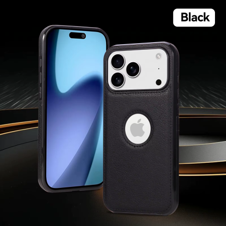 Husa iPhone 17 Air, Business din Piele, Black [7]