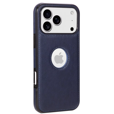 Husa iPhone 17 Pro Max, Business din Piele, Blue [2]