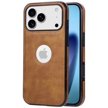 IPHONE 17 PRO - Husa iPhone 17 Pro, Business din Piele, Brown