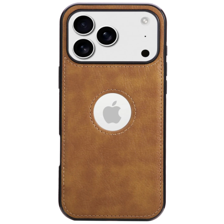 Husa iPhone 17 Pro Max, Business din Piele, Brown [1]