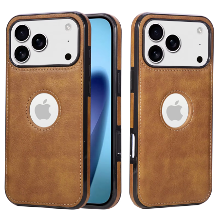 Husa iPhone 16E/ 17E, Business din Piele, Brown [1]