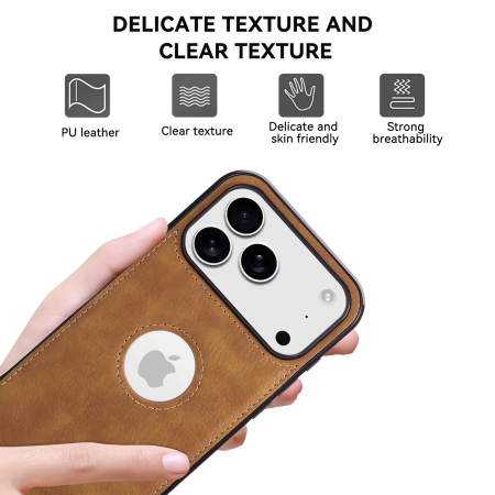 Husa iPhone 16E/ 17E, Business din Piele, Brown [6]