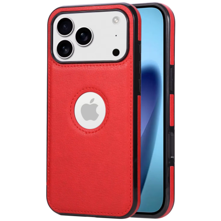 IPHONE 17 PRO - Husa iPhone 17 Pro, Business din Piele, Red