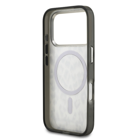 Husa iPhone 17 Pro, Karl Lagerfeld IML Leopard MagSafe, Brown [5]