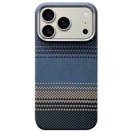 Husa iPhone 17 Pro, Kevlar Aramid Fiber with MagSafe, Blue Moonrise [1]