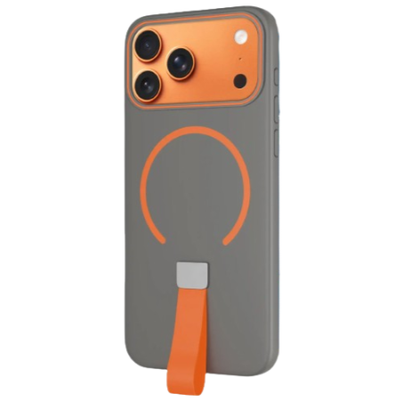 IPHONE 17 PRO - Husa iPhone 17 Pro, Loop Thin MagSafe, Grey-Orange