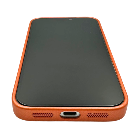 Husa iPhone 17 Pro Max, AG Glass MagSafe, Sticla si Silicon cu Protectie Lentile Camera, Orange - Mat [5]