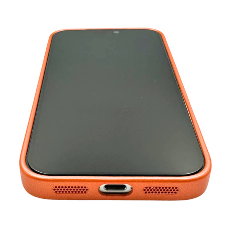 Husa iPhone 17 Pro Max, AG Glass MagSafe, Sticla si Silicon cu Protectie Lentile Camera, Orange - Mat [5]