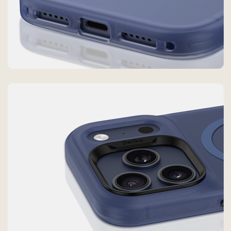 Husa iPhone 17 Pro, Benks MagSafe, Camera Control, Lucid Armor Anti-Fingerprint, Blue [3]