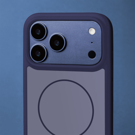 Husa iPhone 17 Pro, Frame Thin MagSafe, Deep Blue [3]