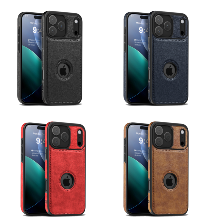 Husă iPhone 17 Pro Max, Premium Leather Business, Protecție Șocuri - Aderență și Anti-Amprente, Black [7]