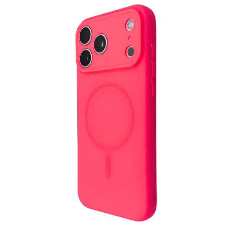 Husa iPhone 17 Pro Max, Silicon cu Protectie Camera, Microfibra la Interior si MagSafe, Dragon Fruit [2]