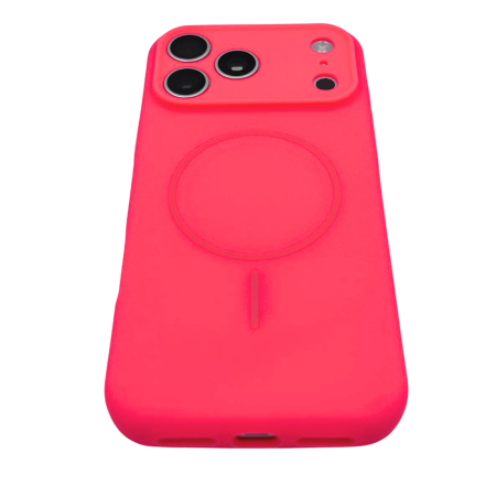 Husa iPhone 17 Pro, Silicon cu Protectie Camera, Microfibra la Interior si MagSafe, Dragon Fruit [3]