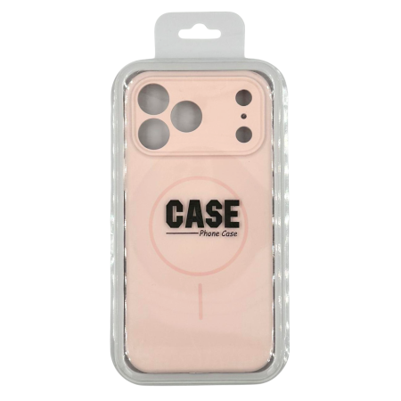 Husa iPhone 17 Pro, Silicon cu Protectie Camera, Microfibra la Interior si MagSafe, Pink [5]