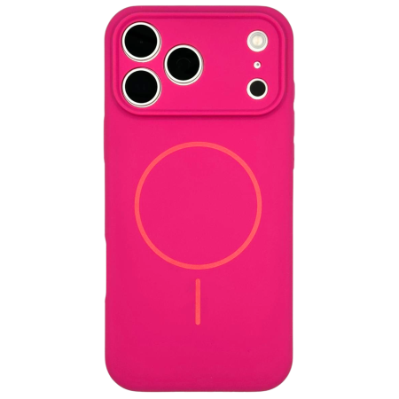 IPHONE 17 PRO - Husa iPhone 17 Pro, Silicon cu Protectie Camera, Microfibra la Interior si MagSafe, Purple