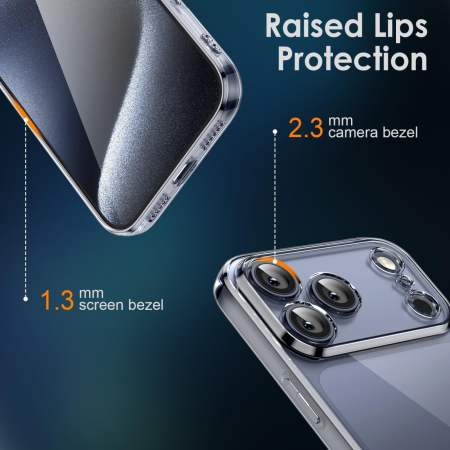 Husa iPhone 17 Pro, Slim Luxury Transparenta Full Protection [11]