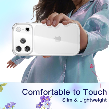 Husa iPhone 17 Pro, Slim Luxury Transparenta Full Protection [7]