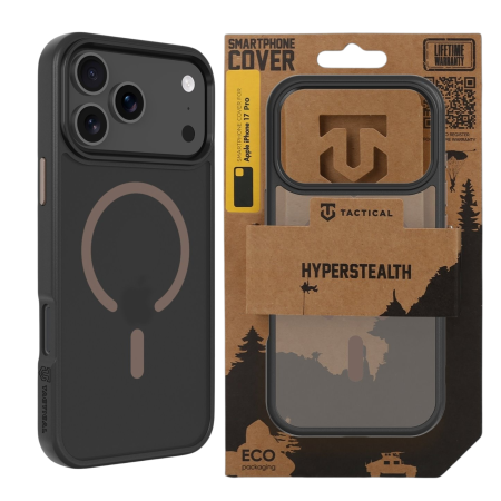 Husa iPhone 17 Pro, Tactical MagForce Hyperstealth, Black / Brown [2]